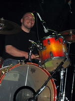 Joe Lambert on drums